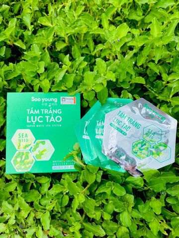 Tắm Trắng Lục Tảo Soo Young 180g