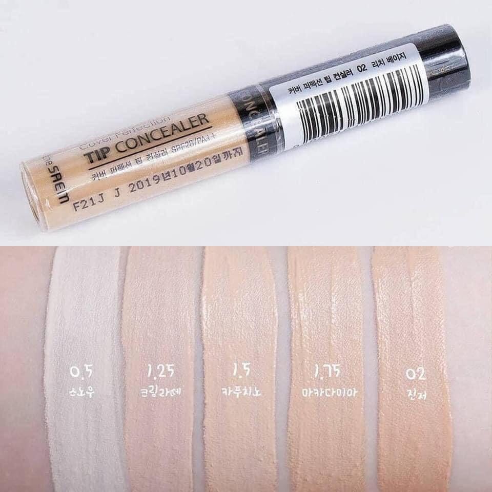 Che khuyết điểm The Saem Cover Perfection Tip Concealer