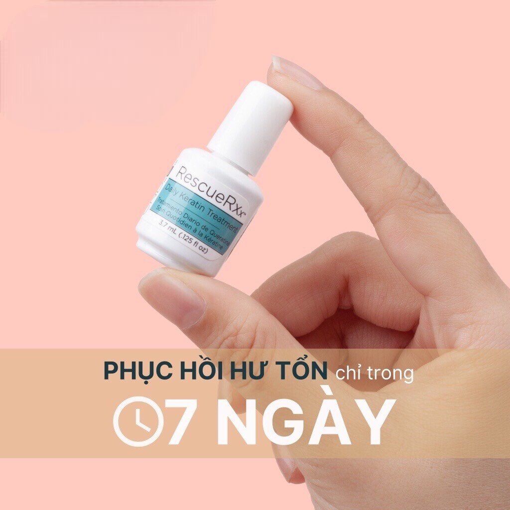 Dưỡng Phục Hồi Móng Cnd Rescuerxx 3,7ml, cải thiện hư tổn, kích thích mọc móng