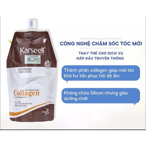 Hấp Dầu Karseell Colagen 500ml Bịch