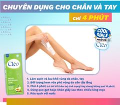 Kem Tẩy Lông Cleo Avocado 90ml All Skin Types