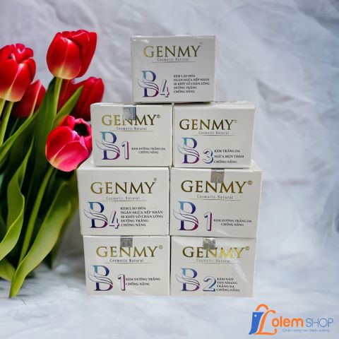 Kem Genmy B1 dưỡng trắng da, B2 nám tàn nhang, B3 mụn thâm, B4 lão hóa10g