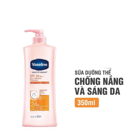 Sữa Dưỡng Thể Vaseline 24x, phục hồi những hư tổn, giúp dưỡng trắng da