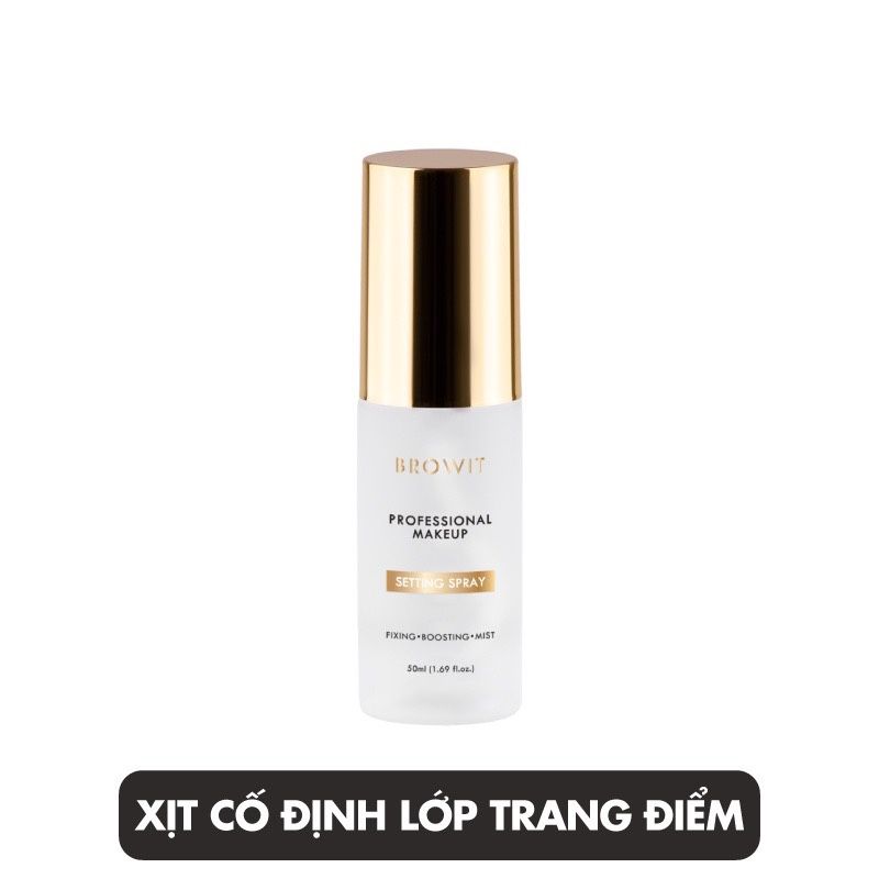 Xịt Khóa Lớp Trang Điểm Browit By Nongchat 50ml