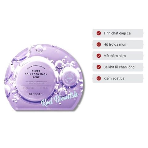 Mặt Nạ Banobagi Super Collagen Mask Peptide 30g