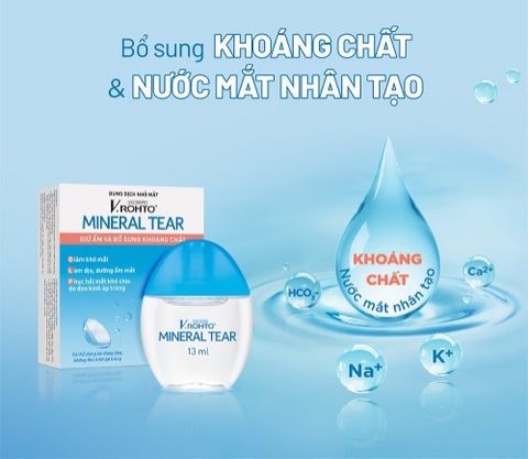 Dung Dịch Nhỏ Mắt V.rohto Mineral Tear 13ml Giữ Ẩm & Bổ Sung Khoáng Chất