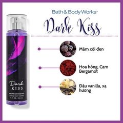 Xịt Thơm Bath & Body Works 236ml Dark Kiss
