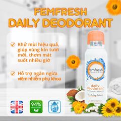 Xịt Thơm Vùng Kín Femfresh 125ml Daily Deodorant