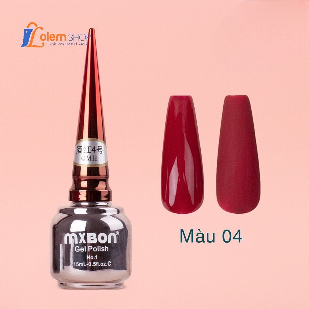 Sơn Gel Mxbon Nắp Đỏ 15ml