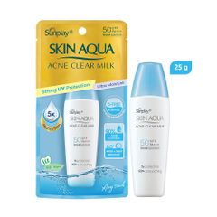 Sữa chống nắng dưỡng da ngừa mụn Sunplay Skin Aqua Acne Clear SPF 50+ PA++++ 25g