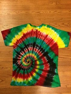AT nam tie dye xoắn ốc 4 màu