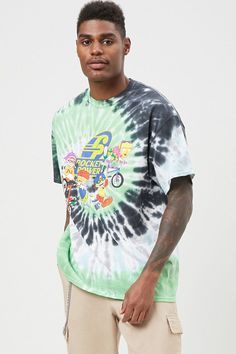 AT nam tie dye xoắn ốc 2 màu