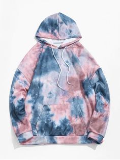 Áo hoodie tie dye đốm 2 màu