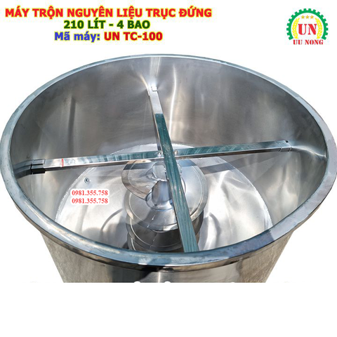 Máy trộn nguyên liệu trục đứng UN TC 100