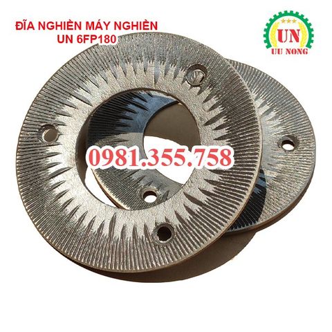 Đĩa nghiền gang máy nghiền bột khô ướt đa năng UN 6FP180