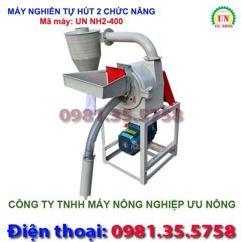 Máy nghiền tự hút 2 chức năng NH2 400