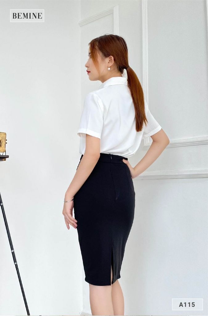 A115TRANG - Aó sơ mi tay ngắn