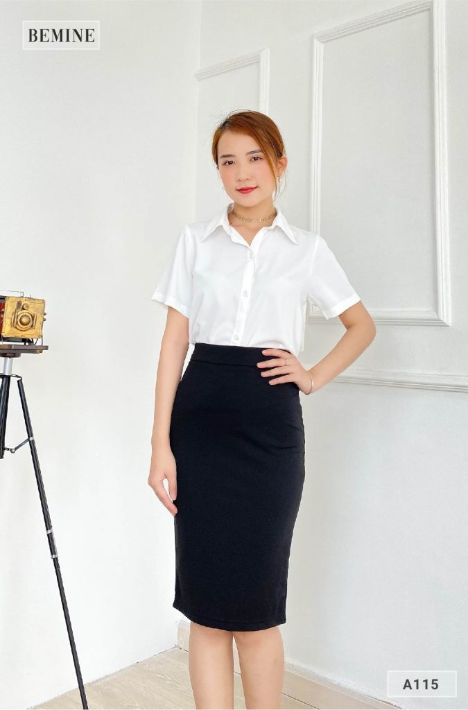A115TRANG - Aó sơ mi tay ngắn