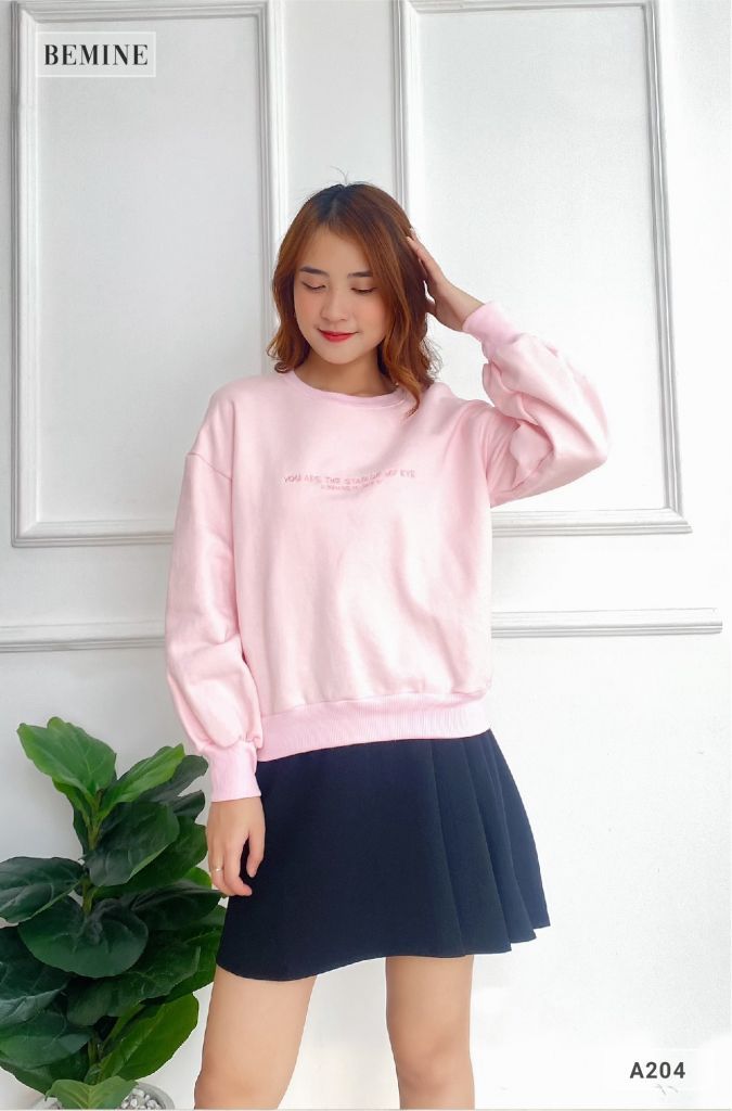 A204HONG - Aó hoodie in chữ
