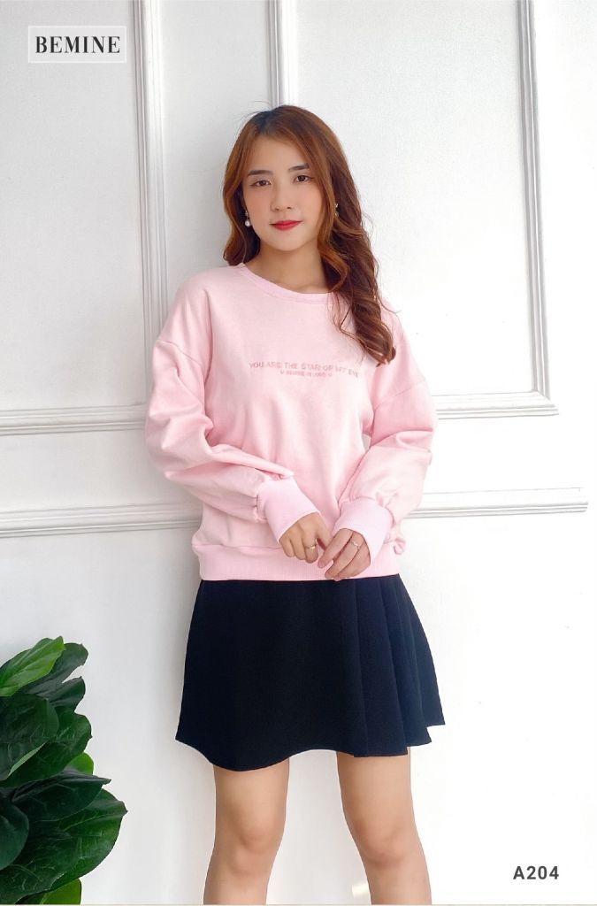 A204HONG - Aó hoodie in chữ