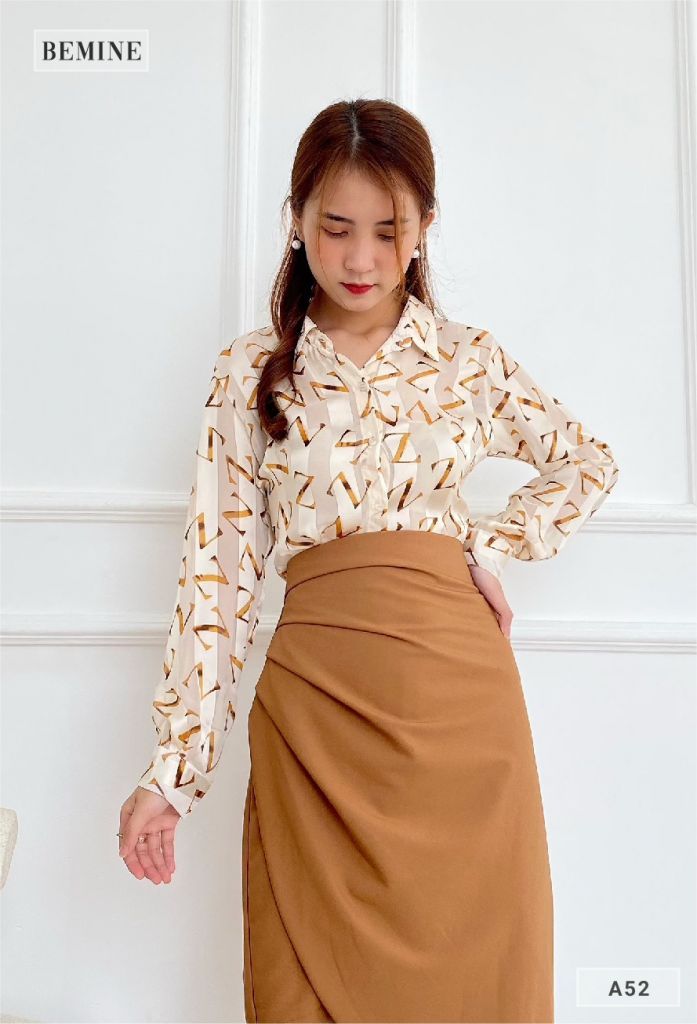 A52DA - Áo sơ mi chữ Z