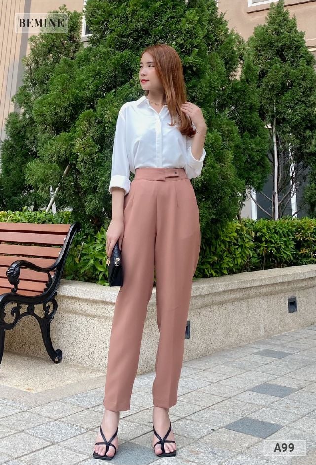 A99TRANG - Áo sơ mi tay dài cơ bản