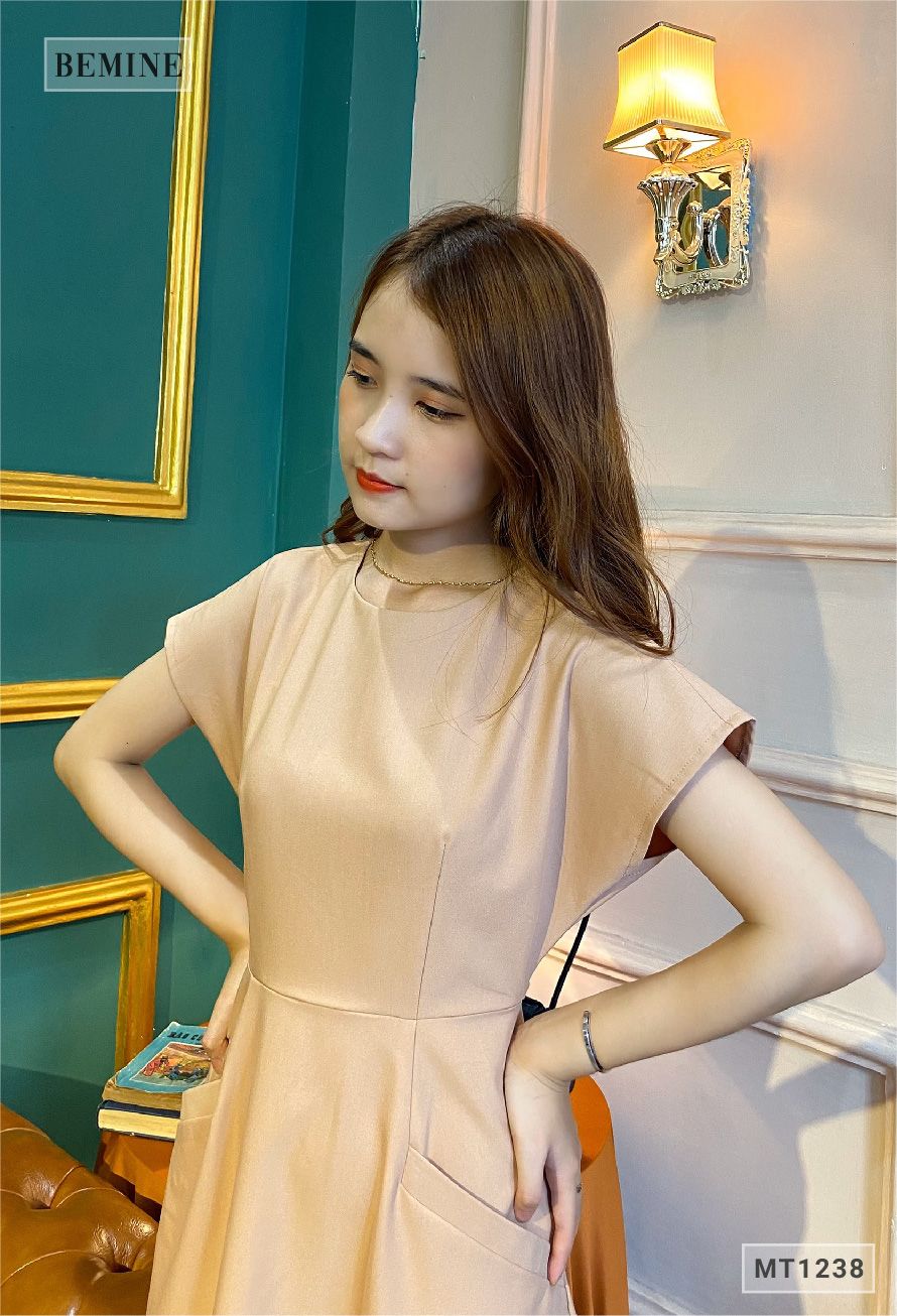 MT1238DA - Đầm xòe tay cánh tiên