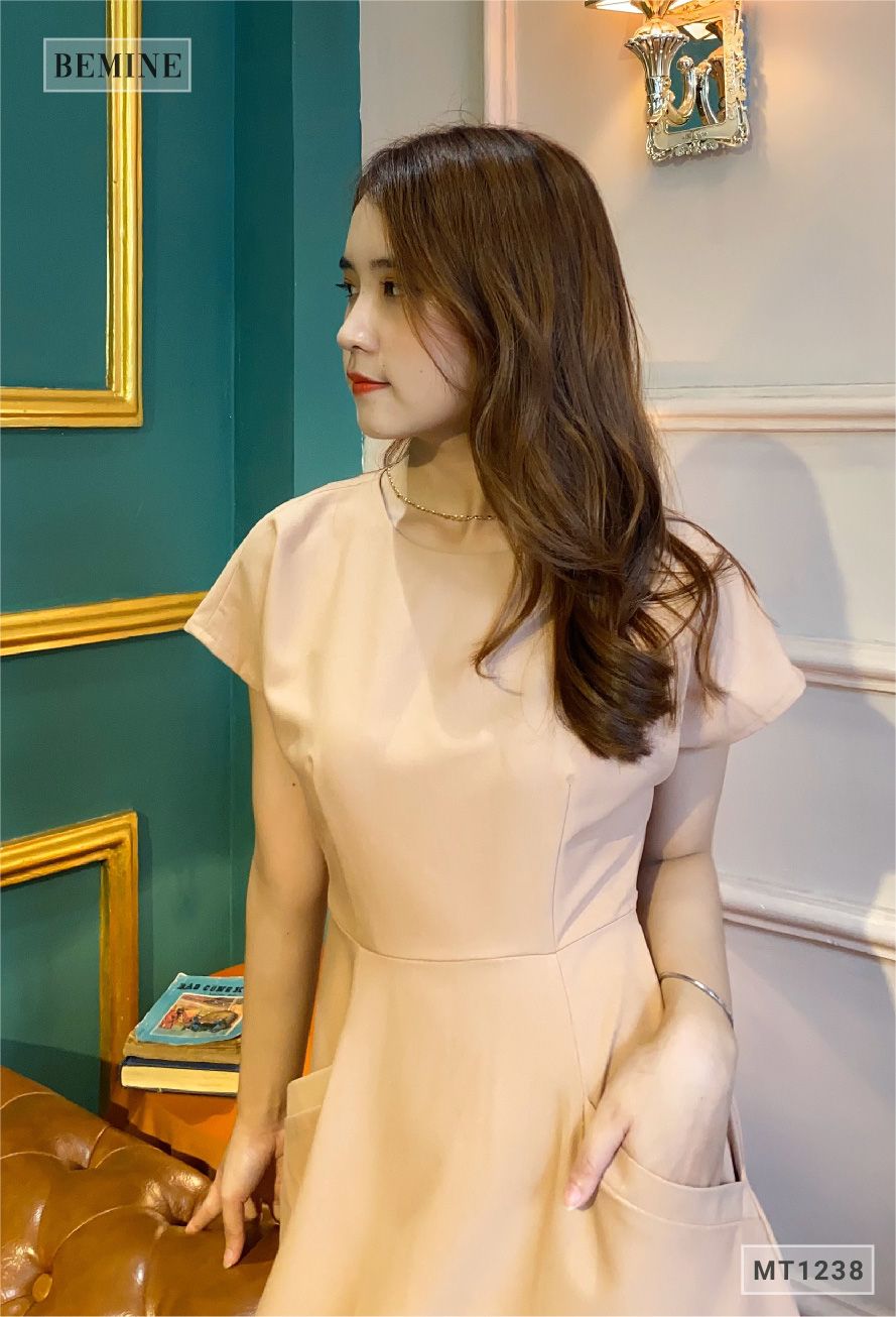 MT1238DA - Đầm xòe tay cánh tiên