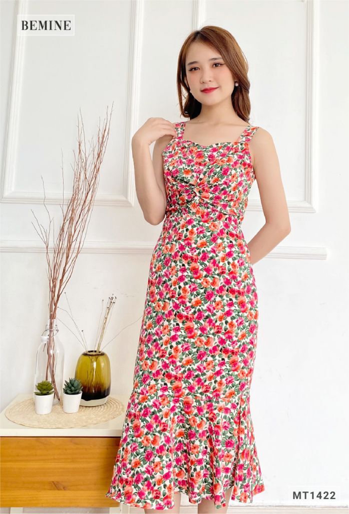 MT1422DO - Đầm bông 2 dây