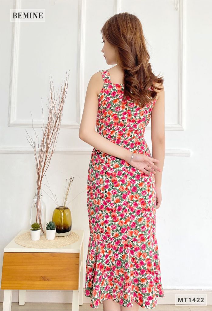 MT1422DO - Đầm bông 2 dây
