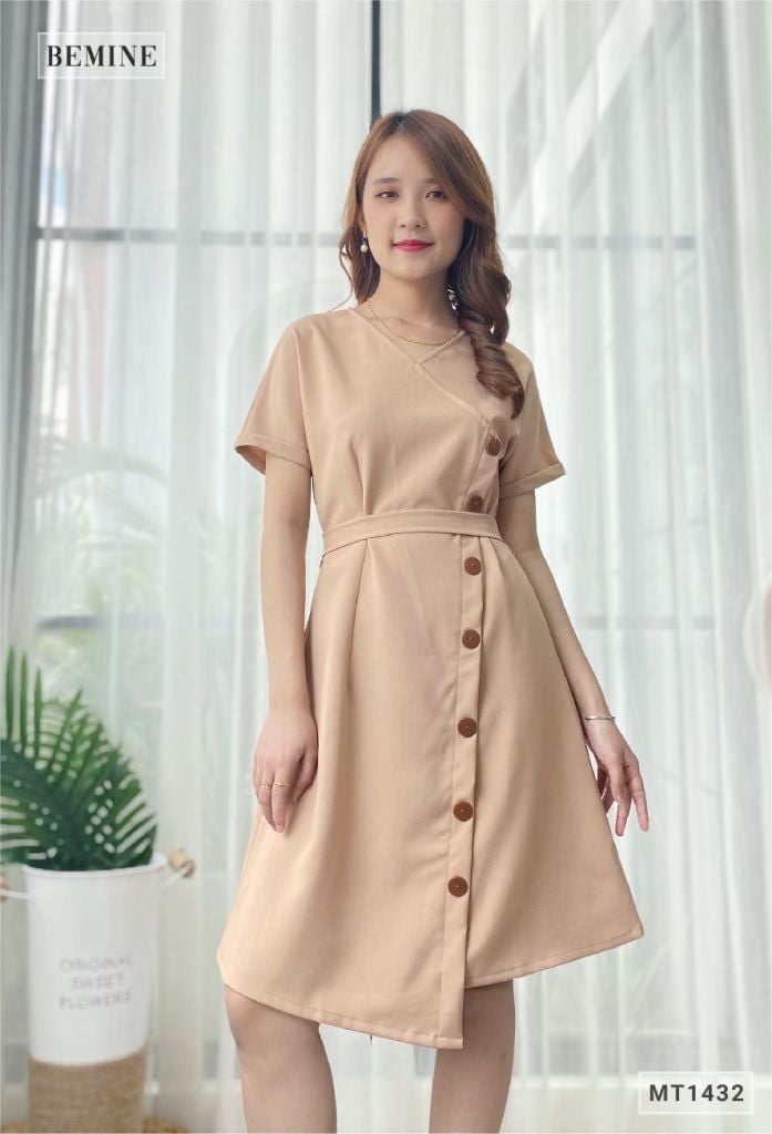 MT1432DA - Đầm cánh dơi cá tính