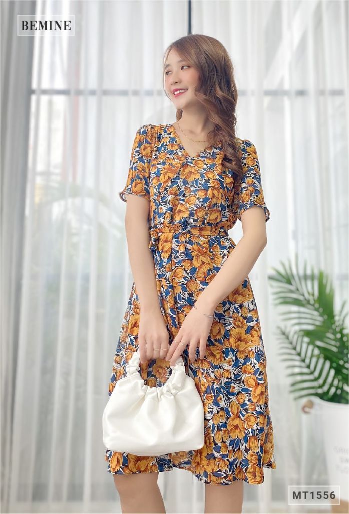 MT1556NAU - Đầm bông quý phái