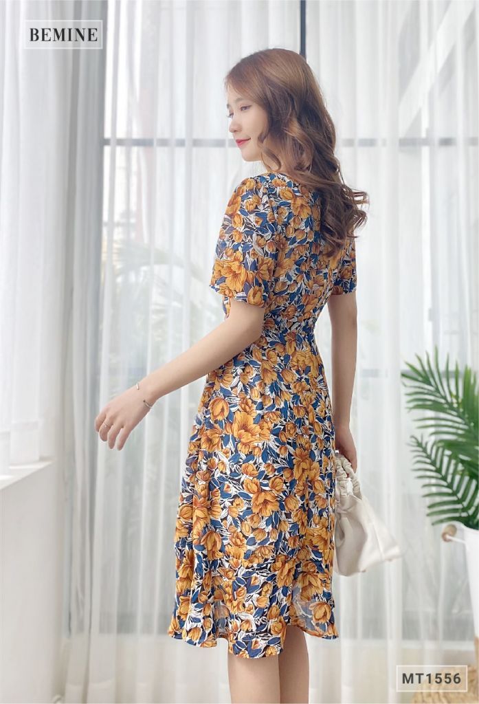 MT1556NAU - Đầm bông quý phái