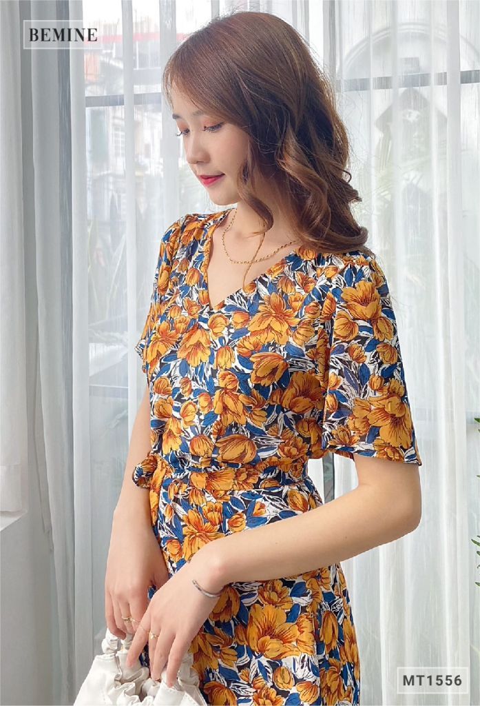 MT1556NAU - Đầm bông quý phái