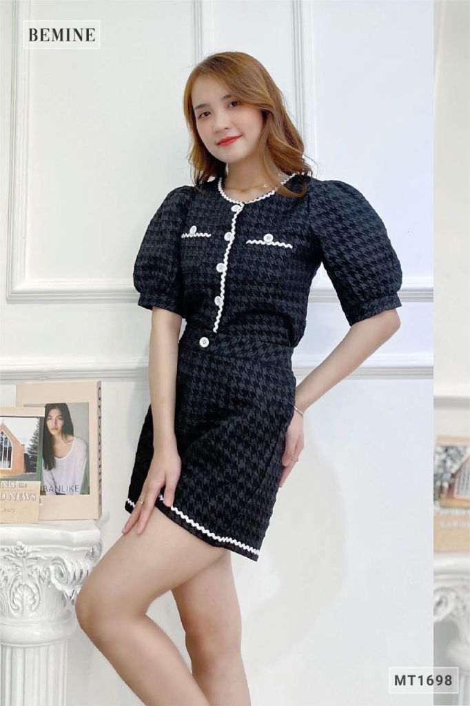 MT1698DEN - Sét bộ ngắn phong cách