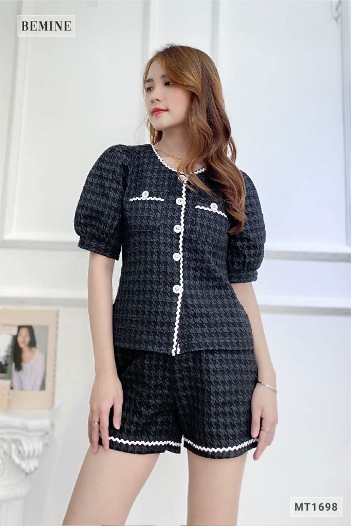 MT1698DEN - Sét bộ ngắn phong cách