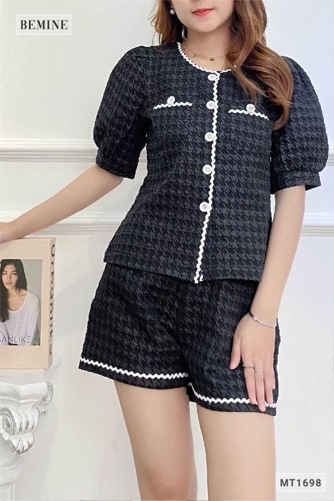 MT1698DEN - Sét bộ ngắn phong cách