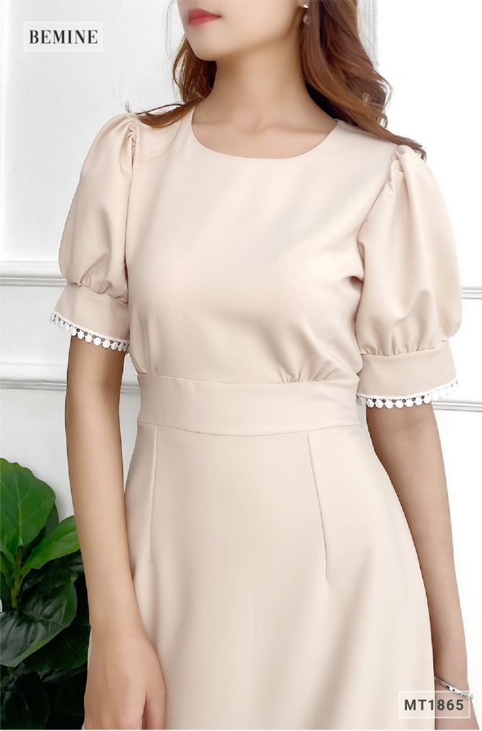 MT1865DA - Đầm đuôi cá 2 tầng cột eo
