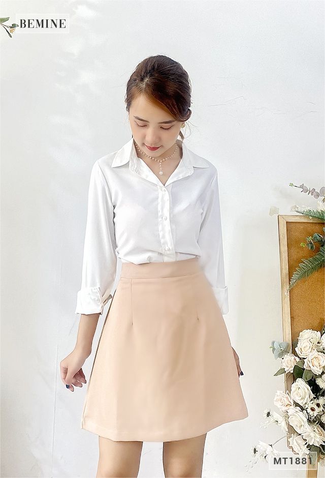 MT1881DA - Set vest chân váy basic