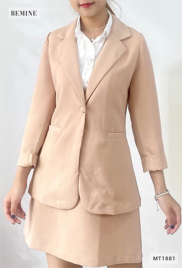 MT1881DA - Set vest chân váy basic