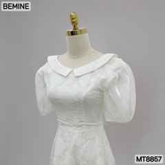 Đầm hoa thiết kế tay phồng tùng xoè MT8857