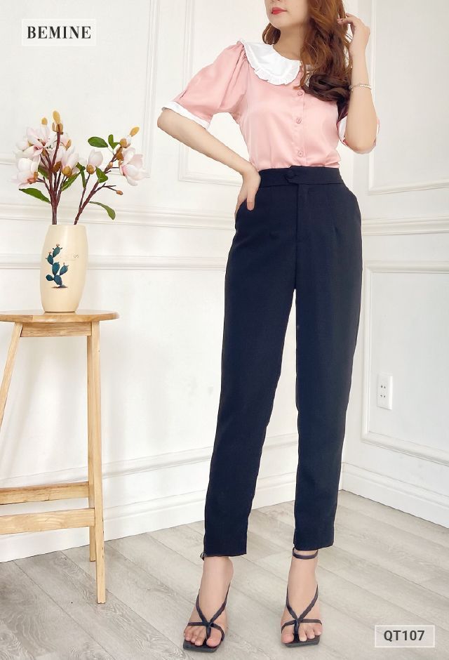 QT107ĐEN - Quần tây basic