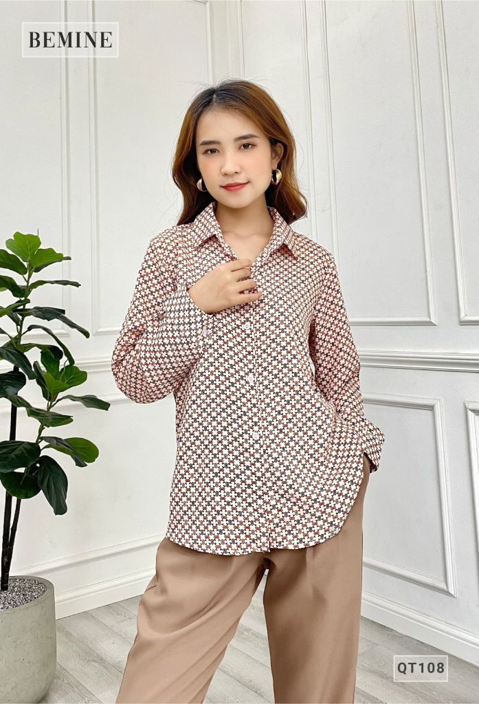 QT108DA - Quần tây BAGGY xếp ly đai eo