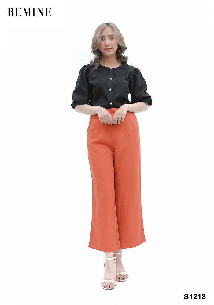 QT12CAM - Quần dài ống rộng