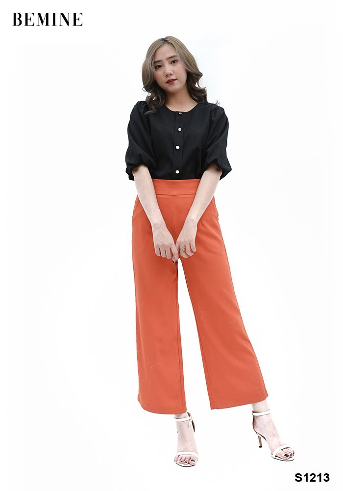 QT12CAM - Quần dài ống rộng