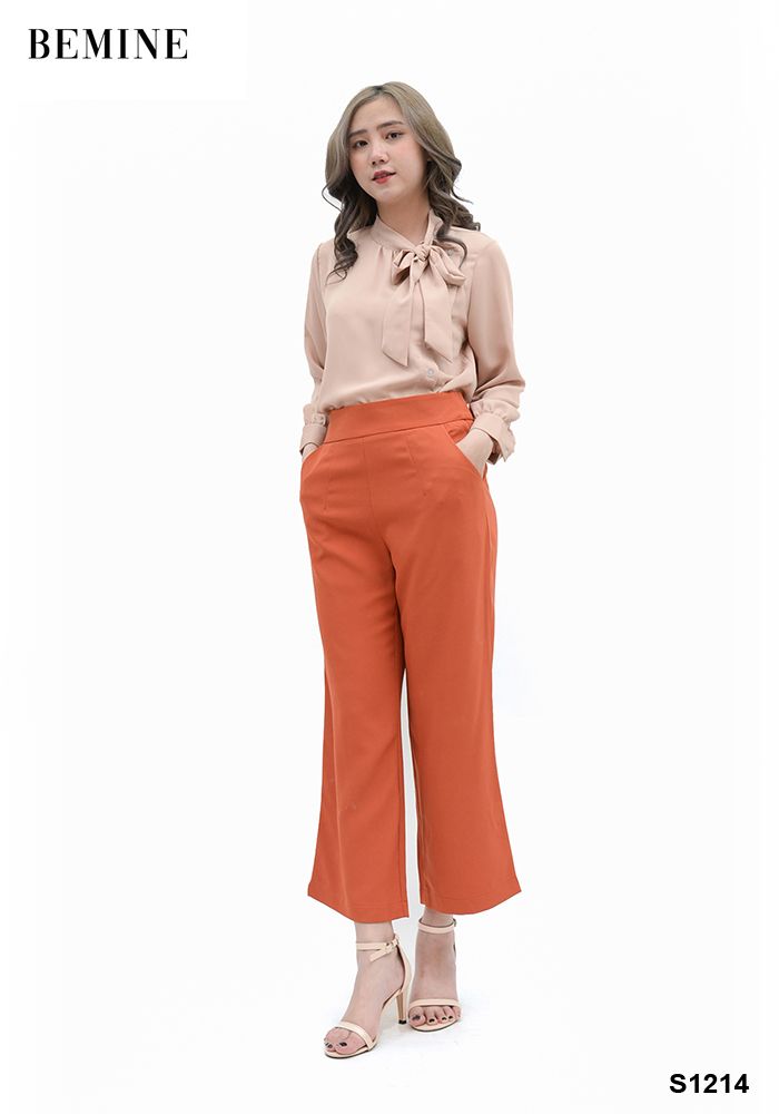 A14DA - Áo tay dài nơ trước cổ