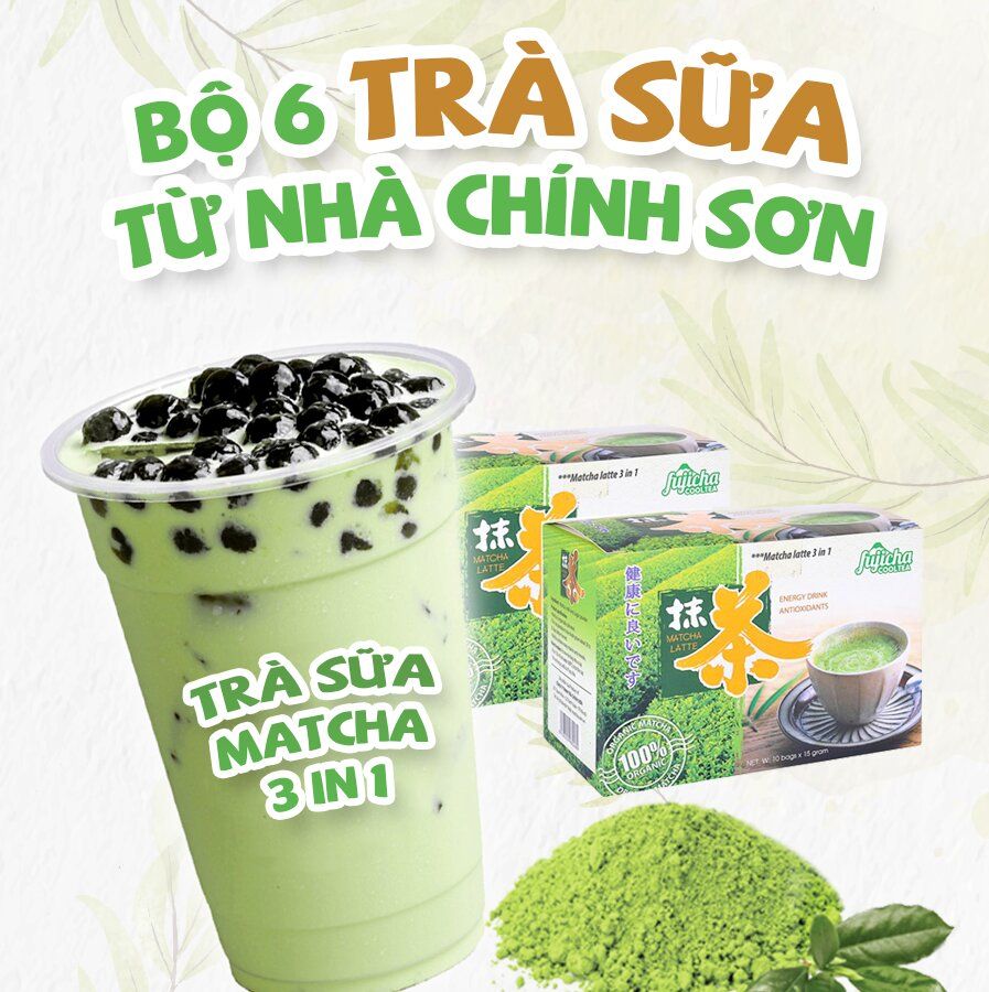  Combo 6 Hộp Trà Sữa CHINHSON® Nhiều Vị 