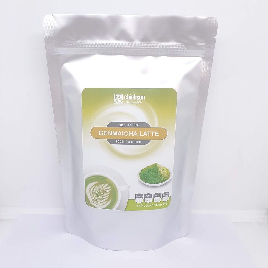 Trà Sữa Matcha Gạo Rang Chính Sơn Genmaicha Latte