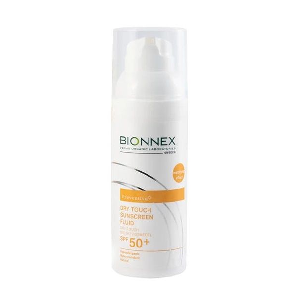 (GIẢM GIÁ 25%) Kem Chống Nắng Dạng Lỏng Bionnex Preventiva Dry Touch Sunscreen Fluid SPF 50+