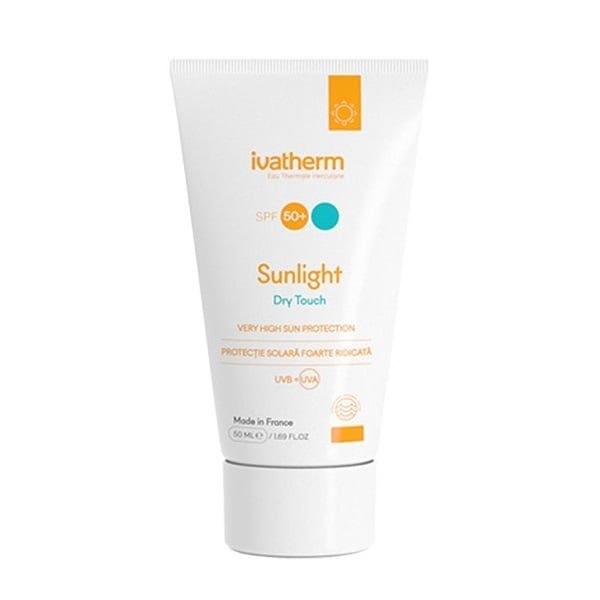 (GIẢM GIÁ 30% - HSD 10/2025) Kem Chống Nắng Cho Da Hỗn Hợp Và Da Dầu Ivatherm Sunlight Dry Touch SPF50+